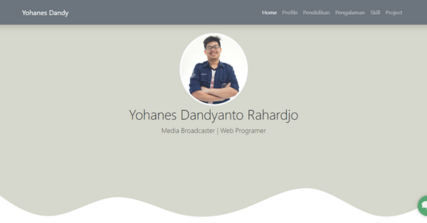 Landing Page Portofolio V1